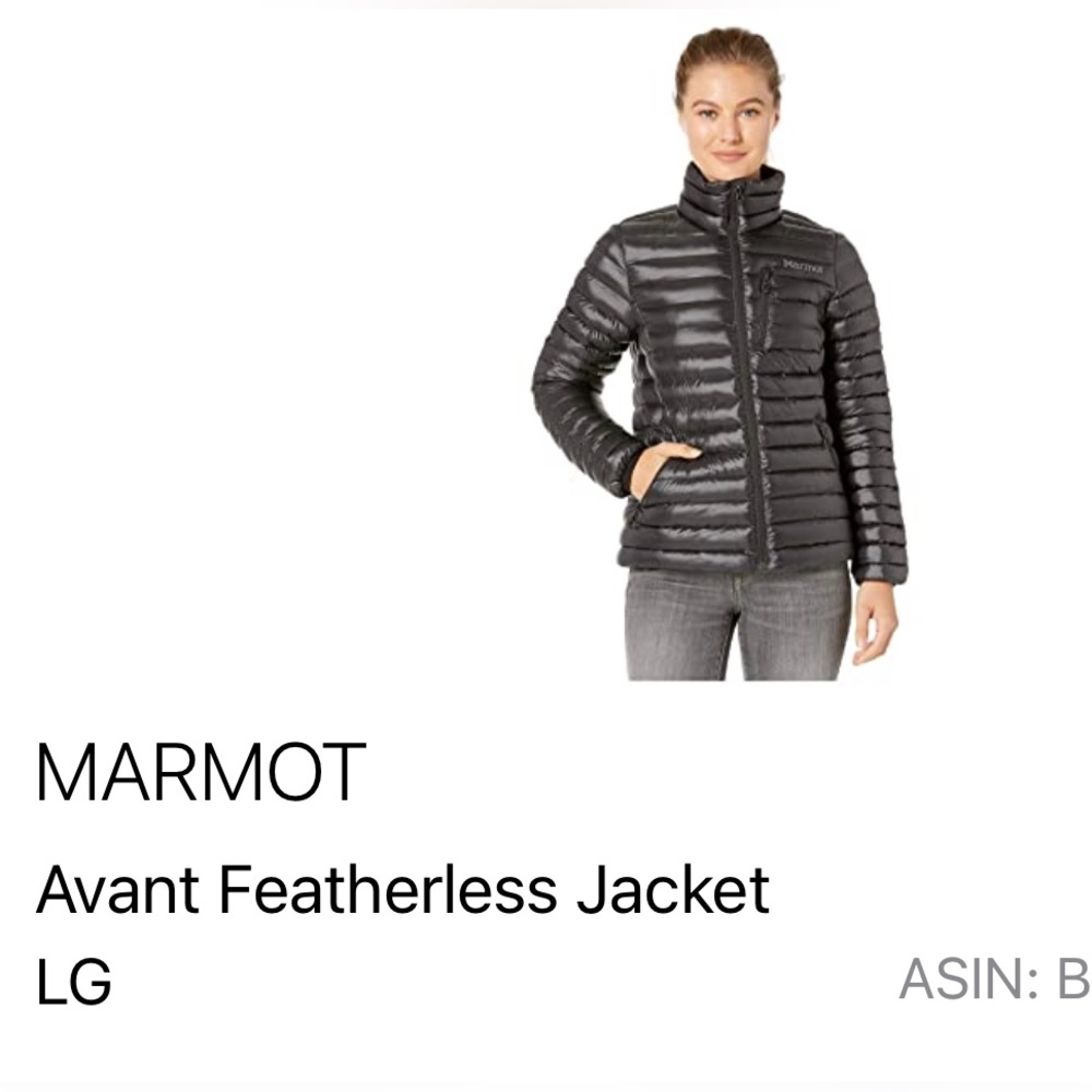 Marmot Puffer Jacket 🖤🩶